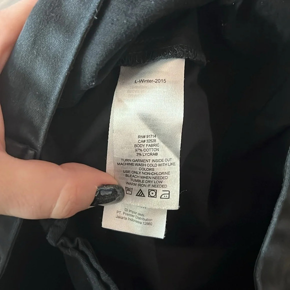 A/X Armani Exchange black skinny  pants size 29 - Picture 9 of 13